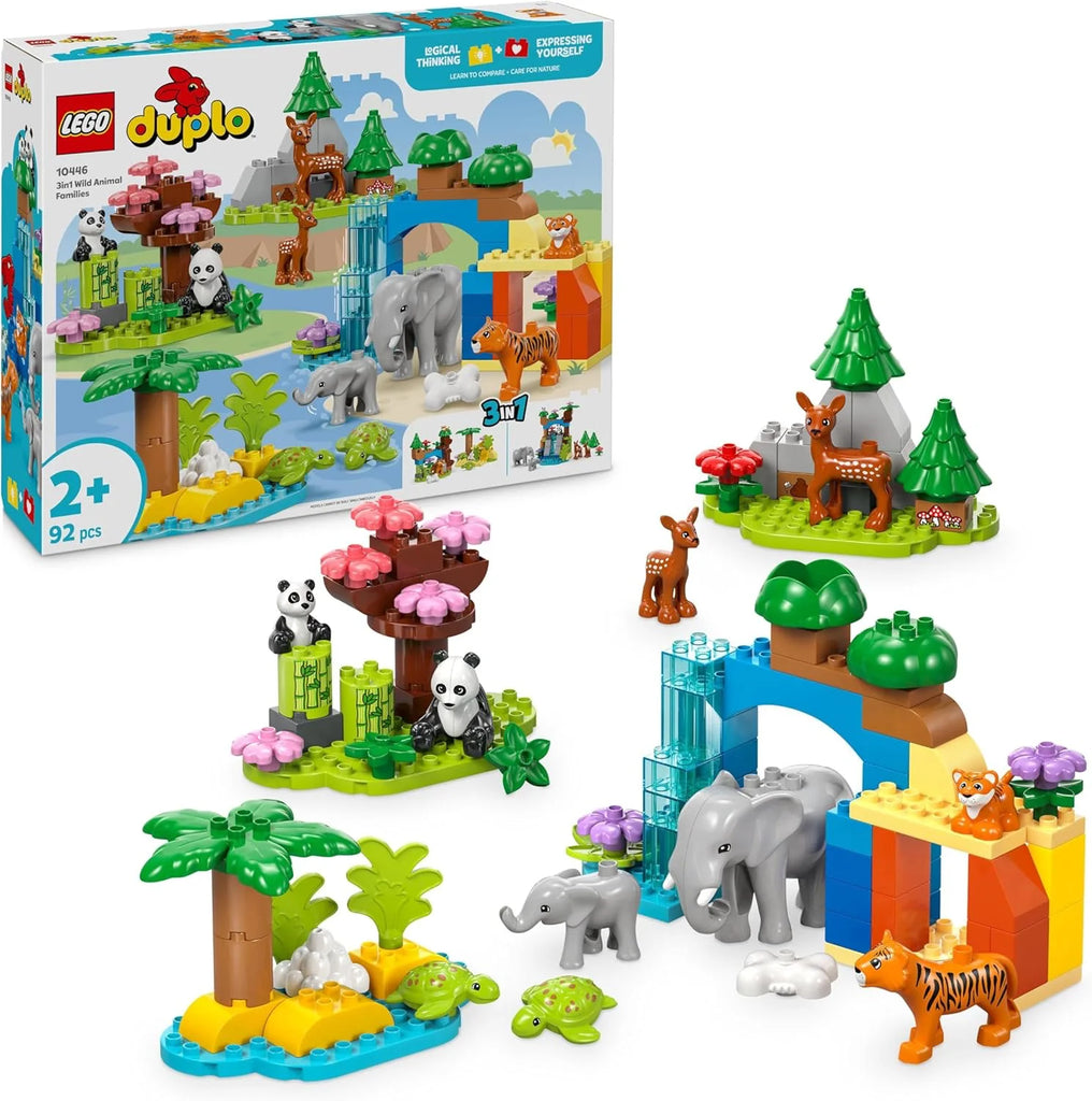 LEGO DUPLO 10446 3in1 Wild Animal Families - TOYBOX Toy Shop