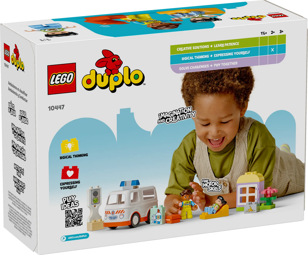 LEGO DUPLO 10447 Ambulance & Driver - TOYBOX Toy Shop