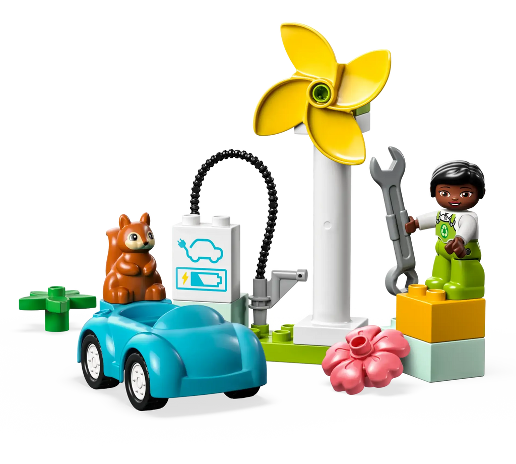 LEGO DUPLO 10985 Wind Turbine and Electric Car - TOYBOX Toy Shop