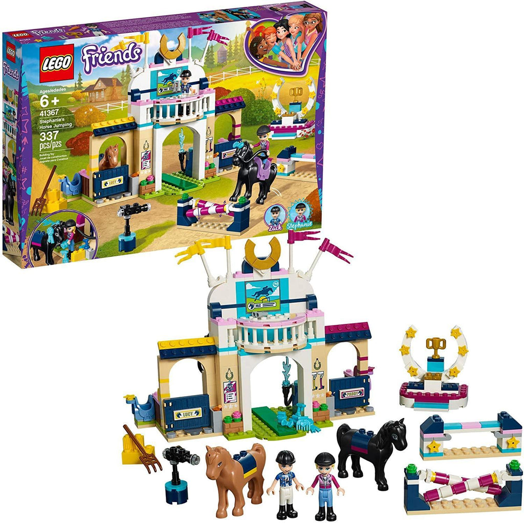 LEGO FRIENDS 41367 Stephanie's Horse Jumping Building Playset - TOYBOX Toy Shop