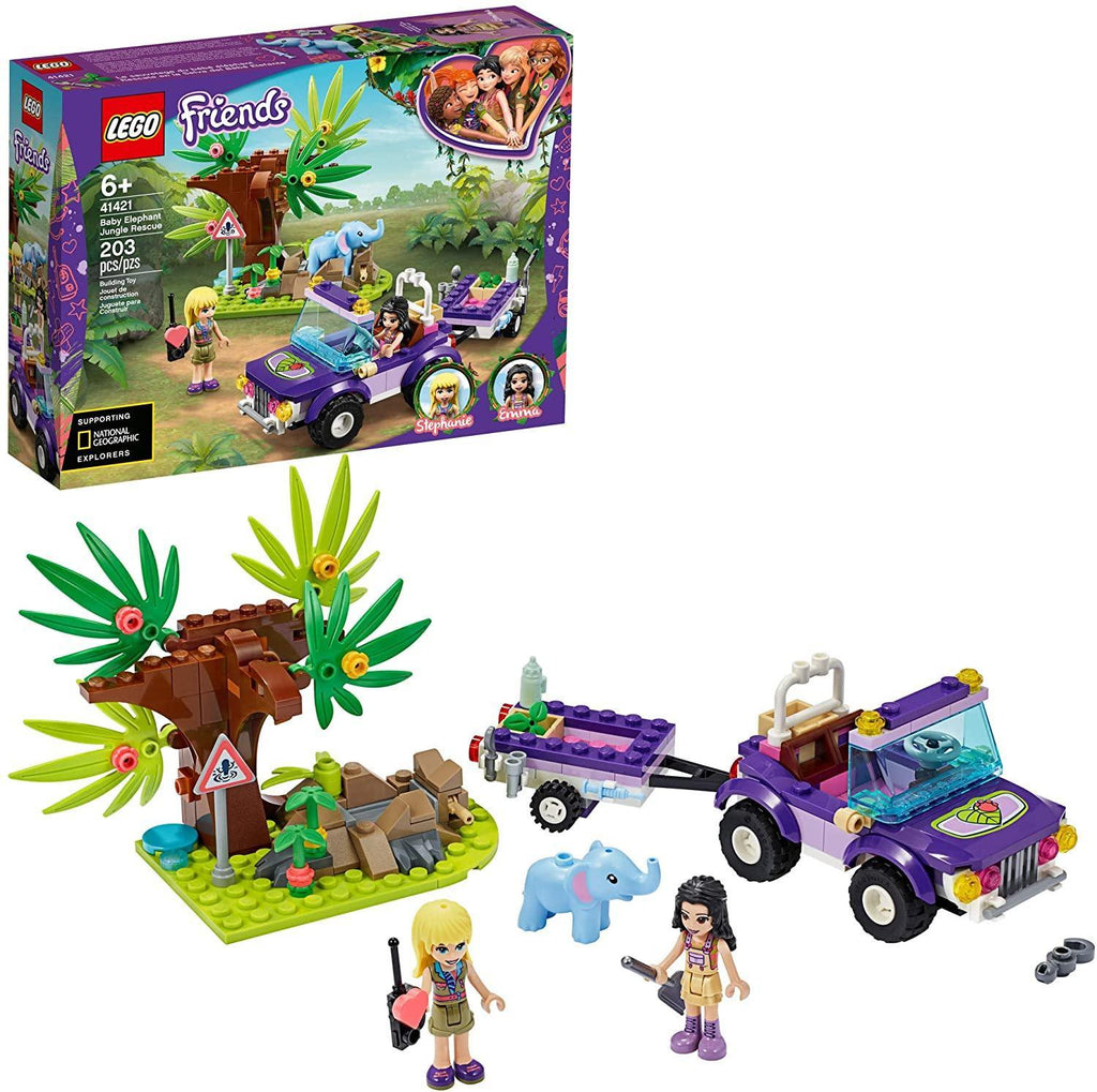 LEGO FRIENDS 41421 Baby Elephant Jungle Rescue Playset - TOYBOX Toy Shop