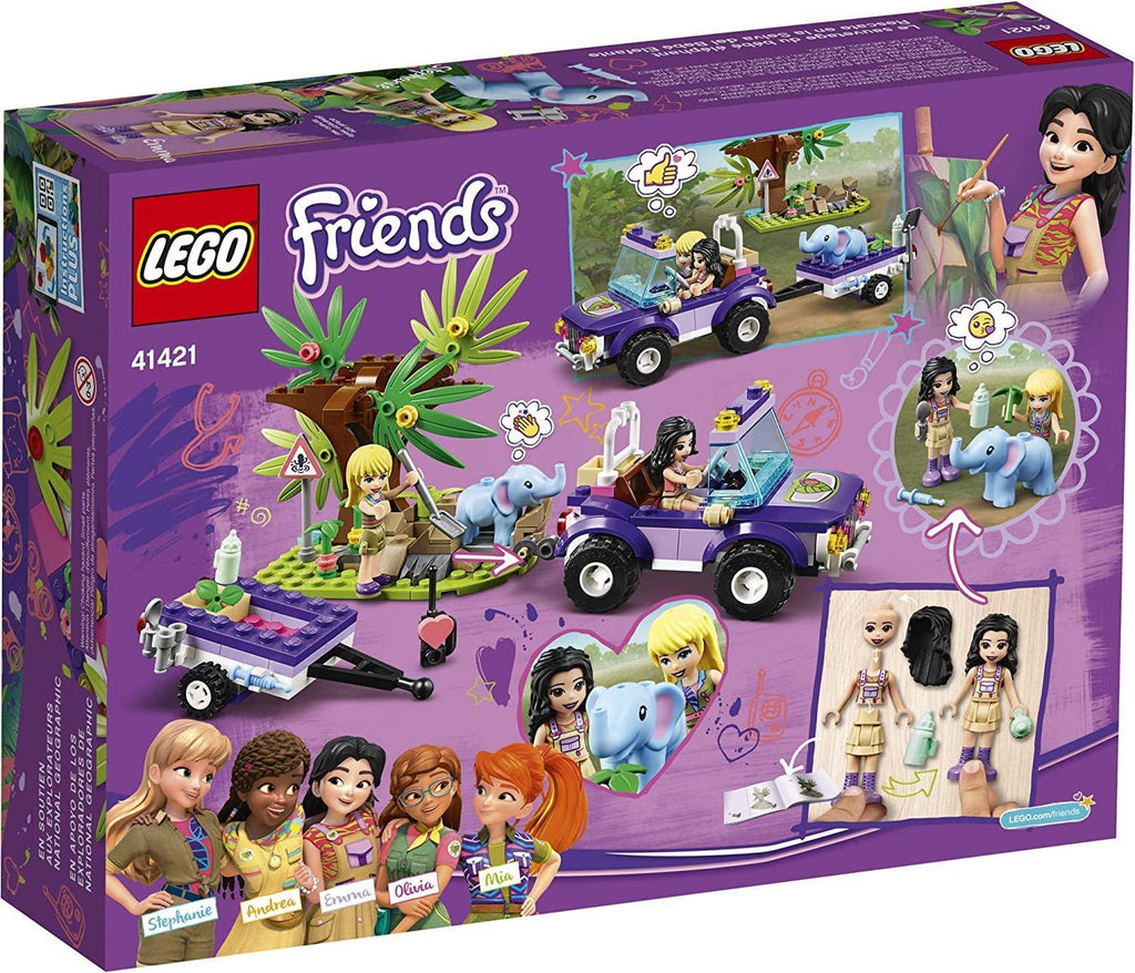 LEGO FRIENDS 41421 Baby Elephant Jungle Rescue Playset - TOYBOX Toy Shop