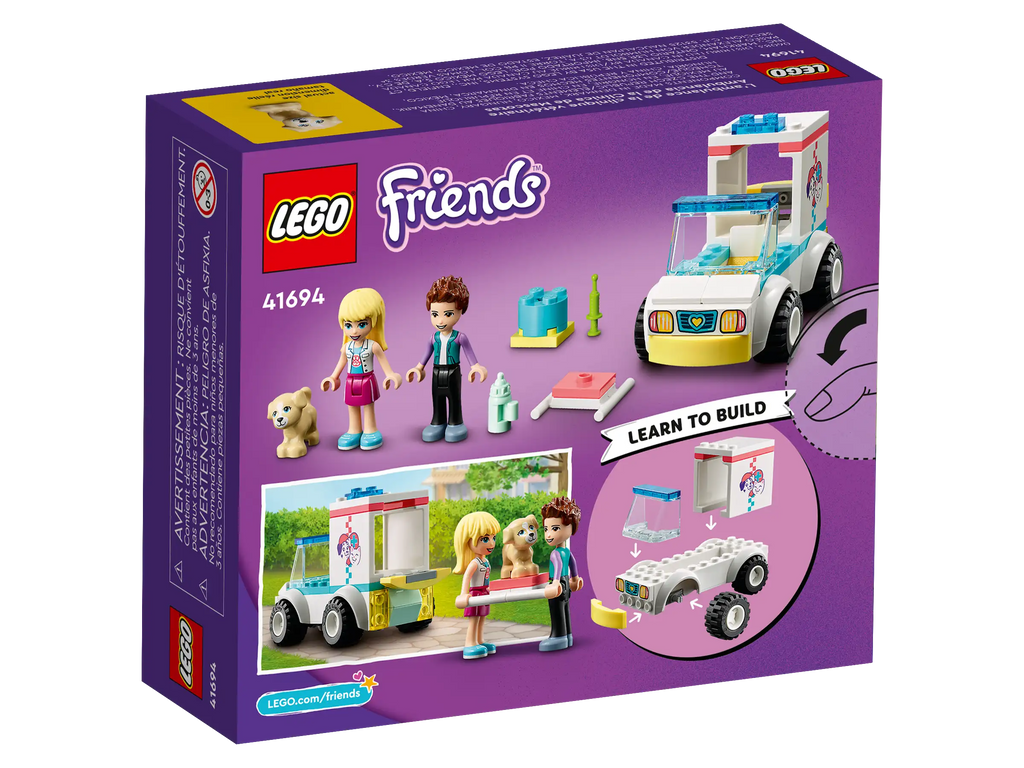 LEGO FRIENDS 41694 Pet Clinic Ambulance - TOYBOX Toy Shop