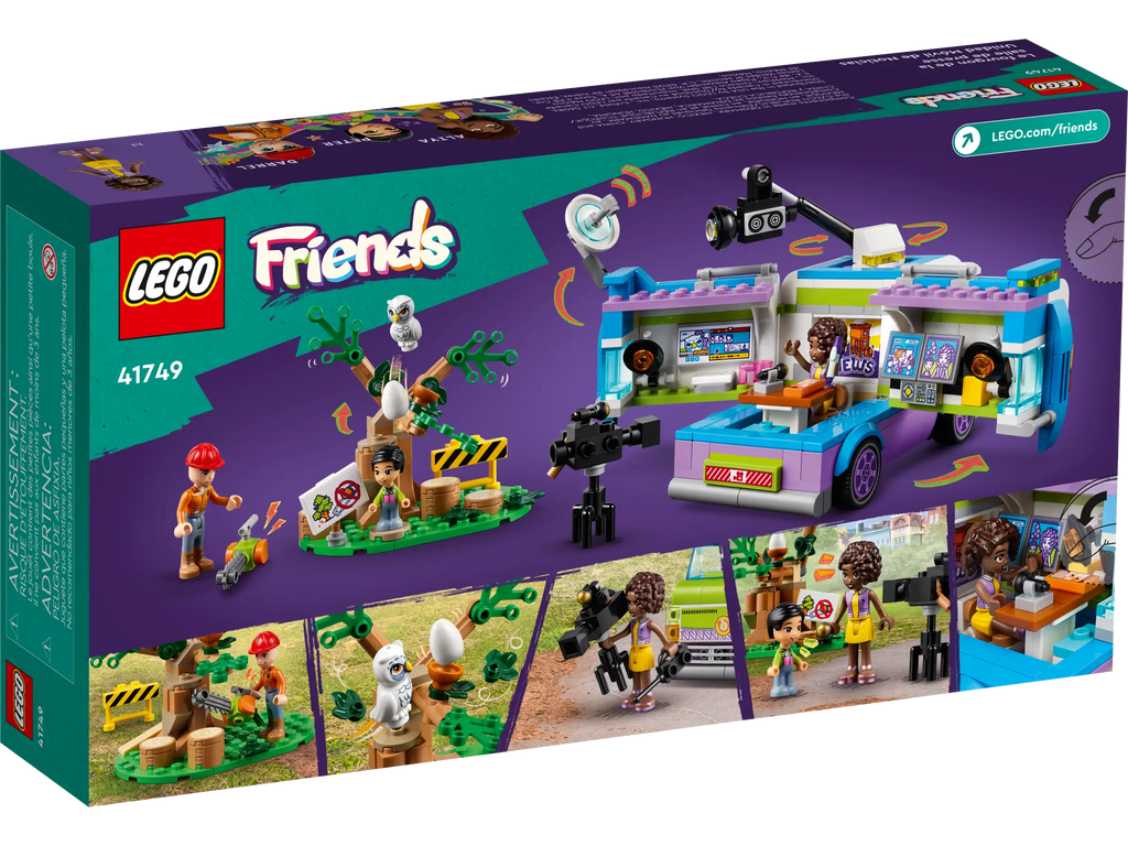 LEGO FRIENDS 41749 Newsroom Van - TOYBOX Toy Shop