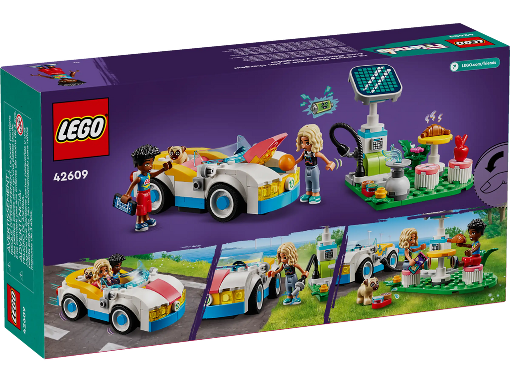 LEGO FRIENDS 42609 Electric Car and Charger - TOYBOX Toy Shop