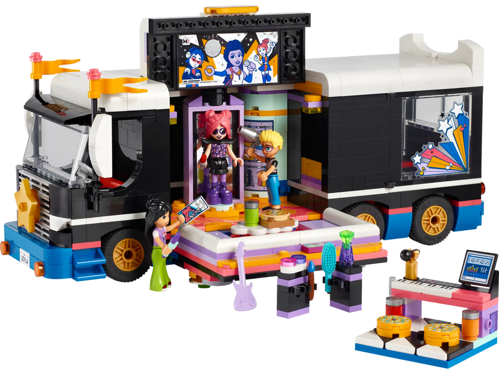 LEGO FRIENDS 42619 Pop Star Music Tour Bus - TOYBOX Toy Shop