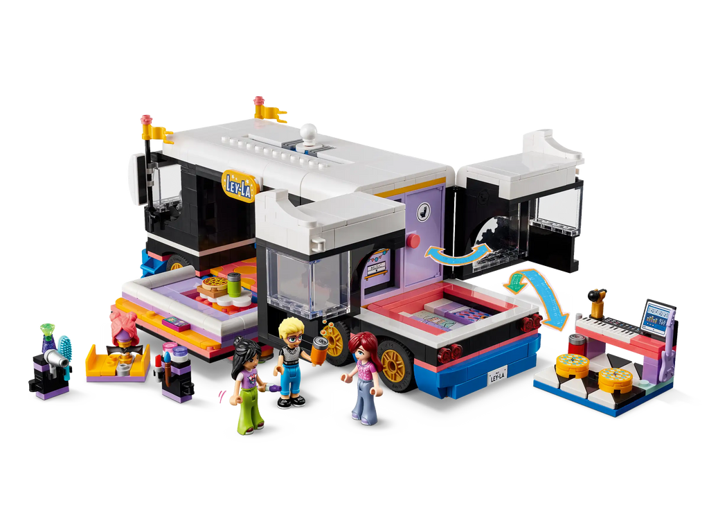 LEGO FRIENDS 42619 Pop Star Music Tour Bus - TOYBOX Toy Shop