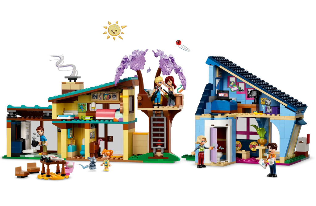 LEGO FRIENDS 42620 Olly and Paisley's Family Houses - TOYBOX Toy Shop