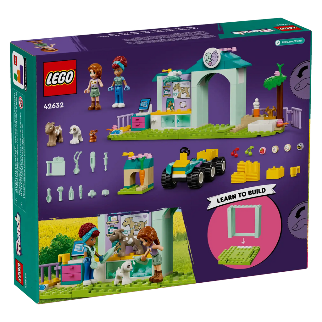 LEGO FRIENDS 42632 Farm Animal Vet Clinic - TOYBOX Toy Shop