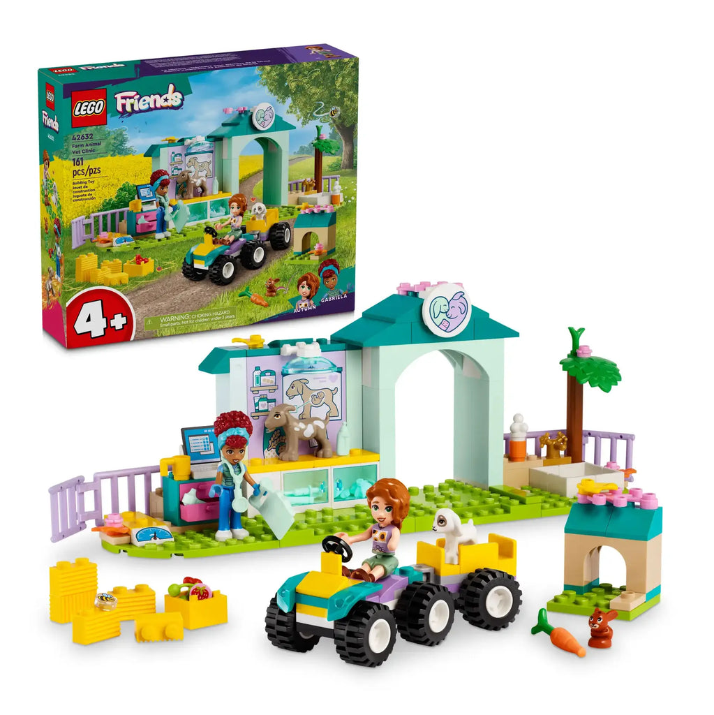 LEGO FRIENDS 42632 Farm Animal Vet Clinic - TOYBOX Toy Shop