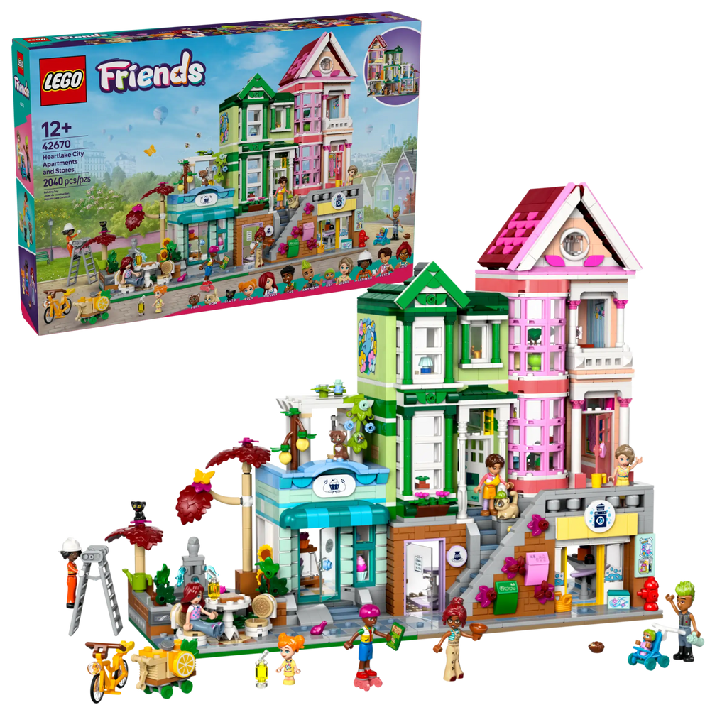 LEGO FRIENDS 42670 Heartlake City Apartments and Stores - TOYBOX Toy Shop