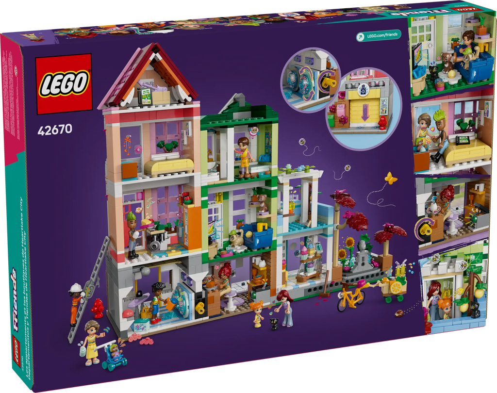 LEGO FRIENDS 42670 Heartlake City Apartments and Stores - TOYBOX Toy Shop