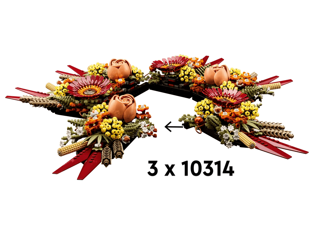 LEGO ICONS 10314 Dried Flower Centrepiece Building Kit - TOYBOX Toy Shop