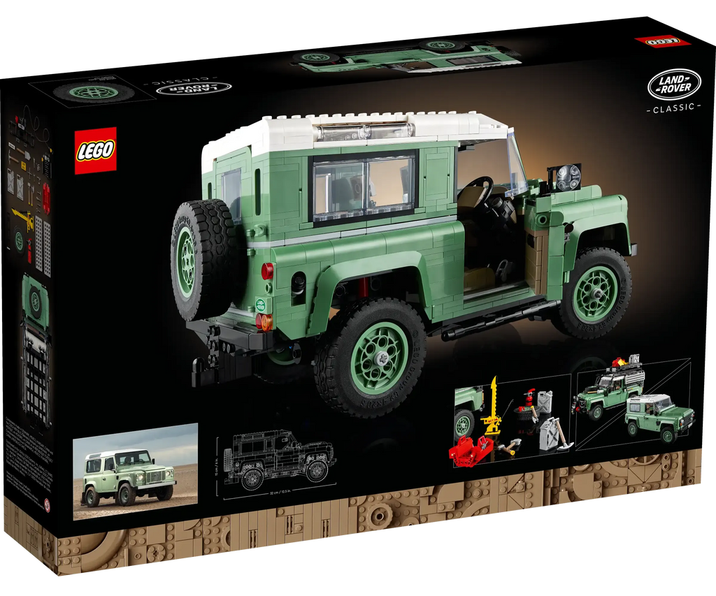 LEGO ICONS 10317 Land Rover Classic Defender 90 - TOYBOX Toy Shop