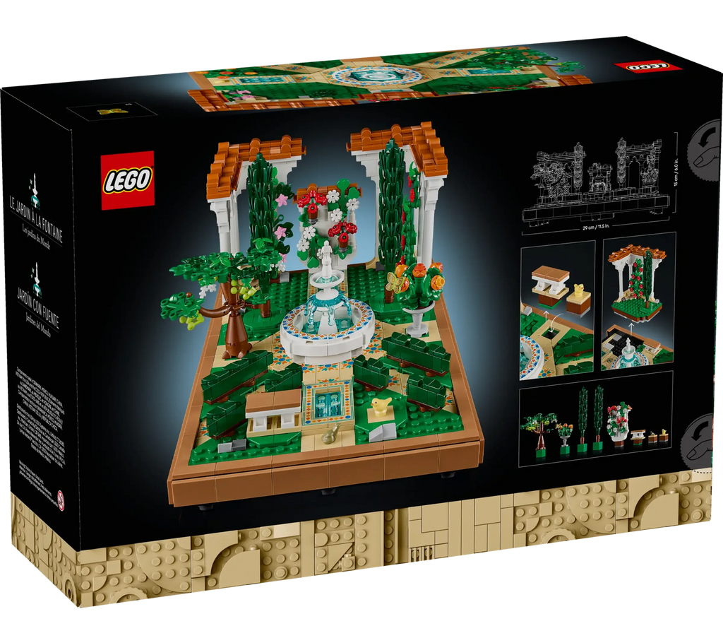 LEGO ICONS 10359 Fountain Garden - TOYBOX Toy Shop