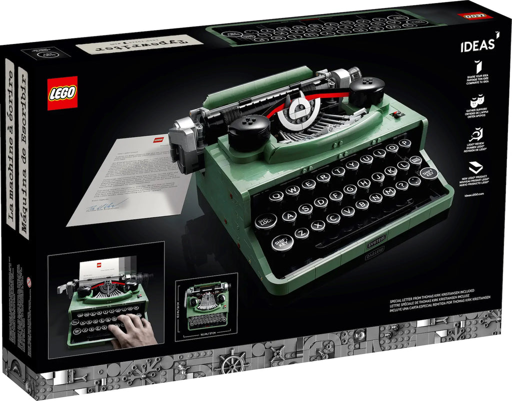 LEGO IDEAS 21327 Typewriter - TOYBOX Toy Shop