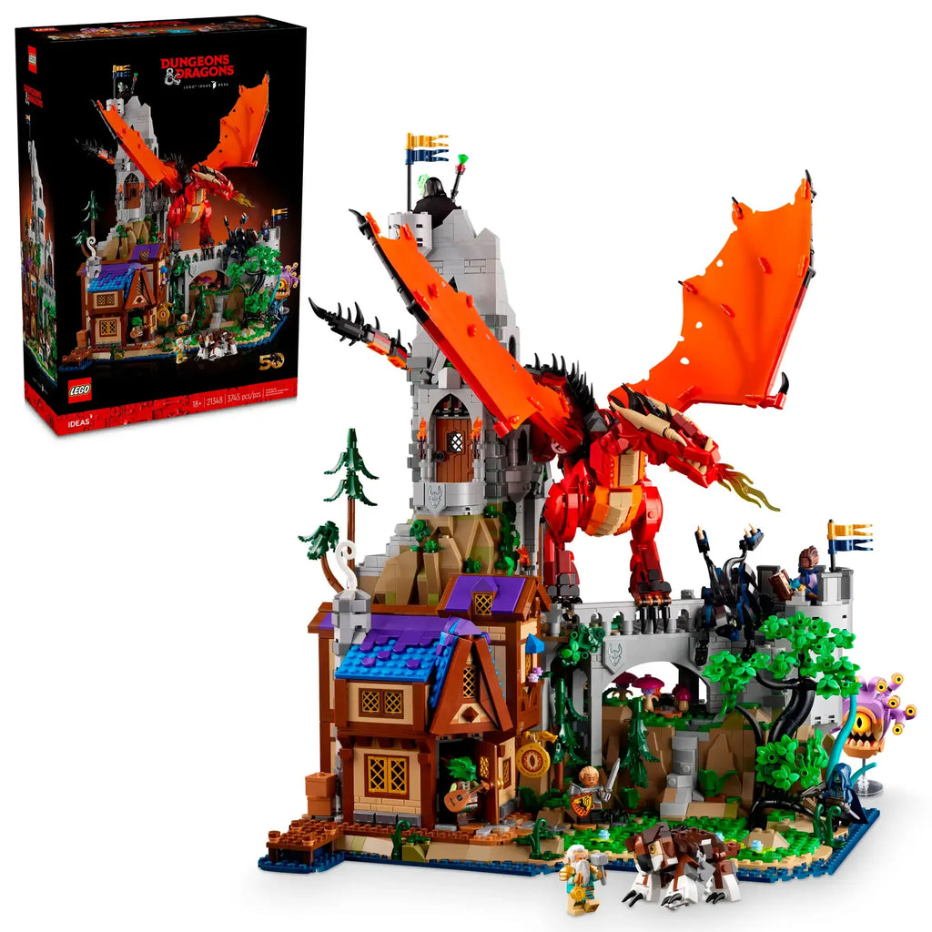 LEGO IDEAS 21348 Dungeons & Dragons: Red Dragon's Tale - TOYBOX Toy Shop