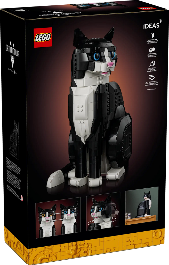 LEGO IDEAS 21349 Tuxedo Cat - TOYBOX Toy Shop