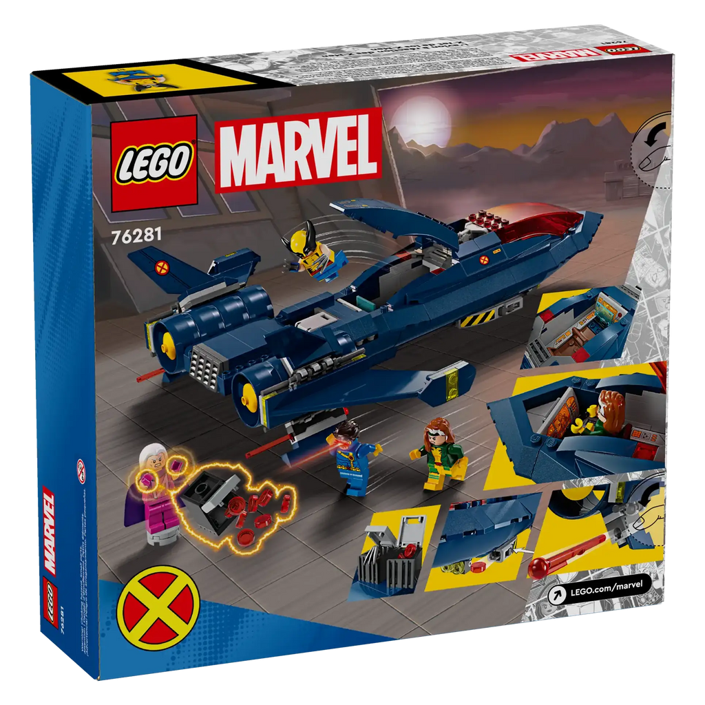 LEGO Marvel 76281 X-Men X-Jet - TOYBOX Toy Shop