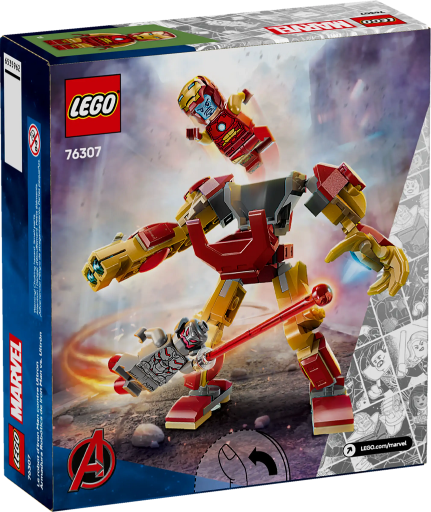 LEGO MARVEL 76307 Iron Man Mech vs. Ultron - TOYBOX Toy Shop