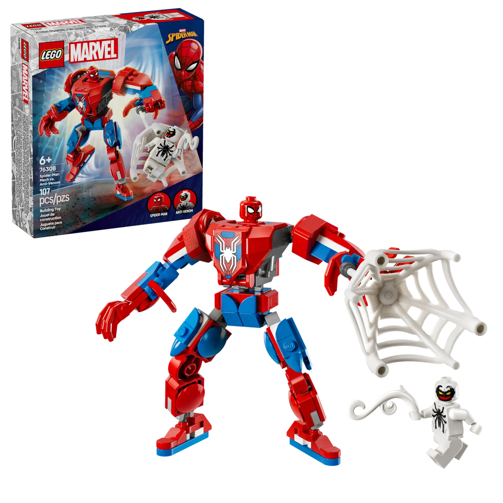 LEGO MARVEL 76308 Spider-Man Mech vs. Anti-Venom - TOYBOX Toy Shop