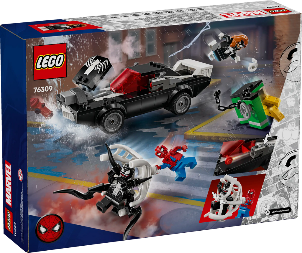 LEGO MARVEL 76309 Spider-Man vs. Venom Muscle Car - TOYBOX Toy Shop