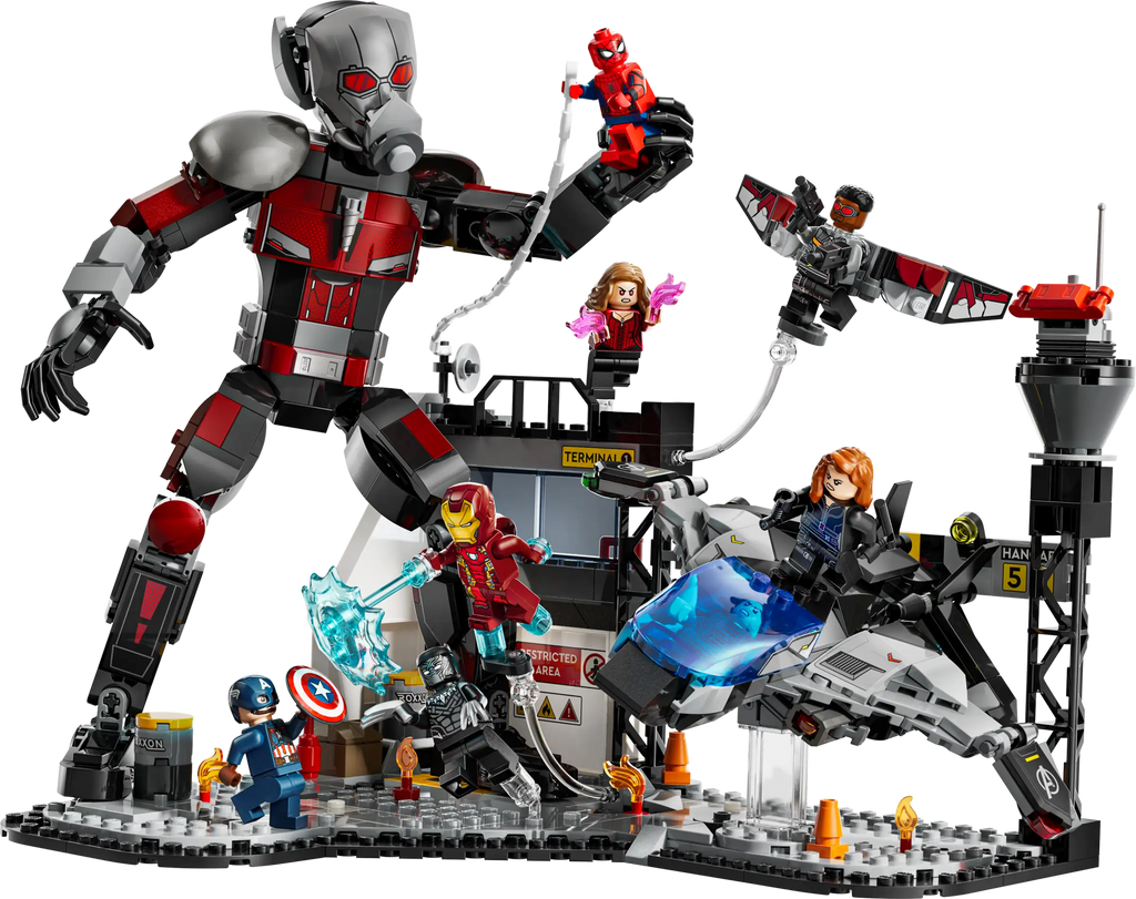 LEGO MARVEL 76314 Captain America: Civil War Action Battle - TOYBOX Toy Shop