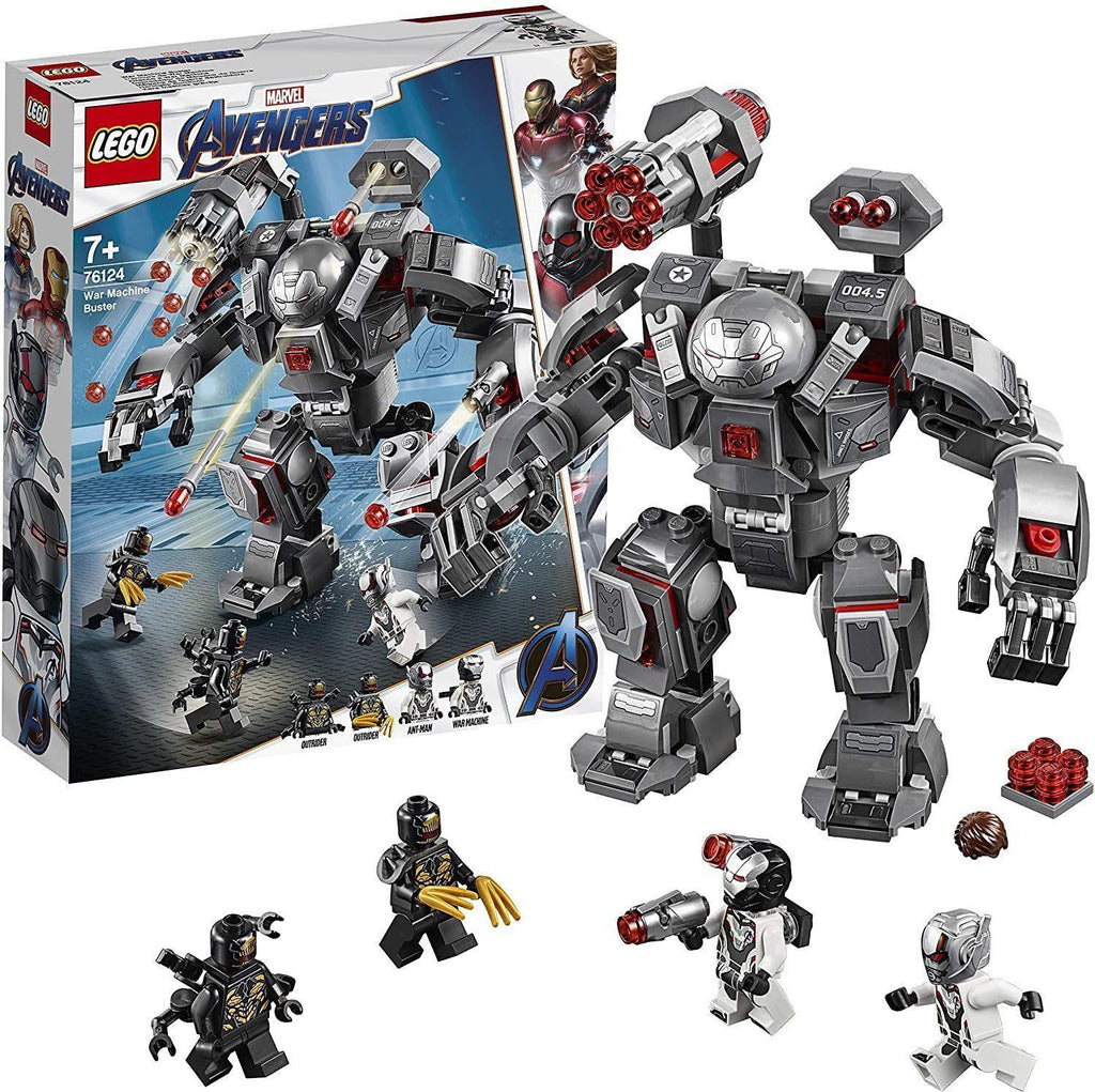 LEGO MARVEL Avengers War Machine Buster 76124 Building Kit (362 Pieces) - TOYBOX Toy Shop