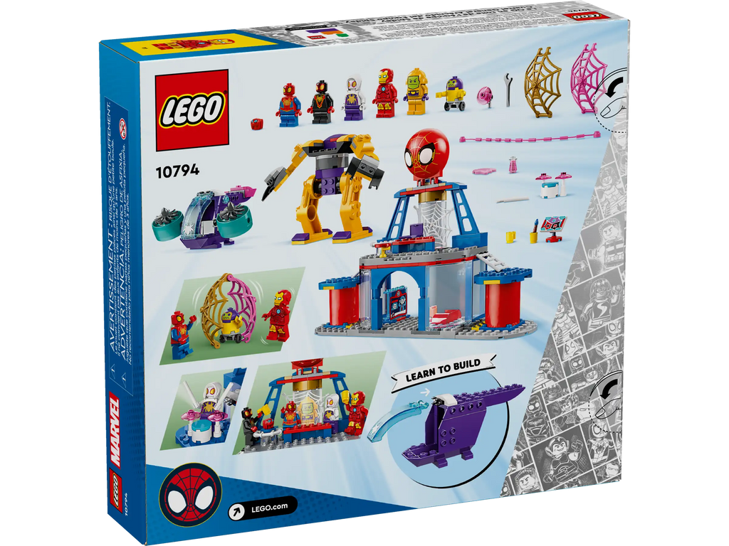 LEGO MARVEL SPIDERMAN 10794 Team Spidey Web Spinner Headquarters - TOYBOX Toy Shop