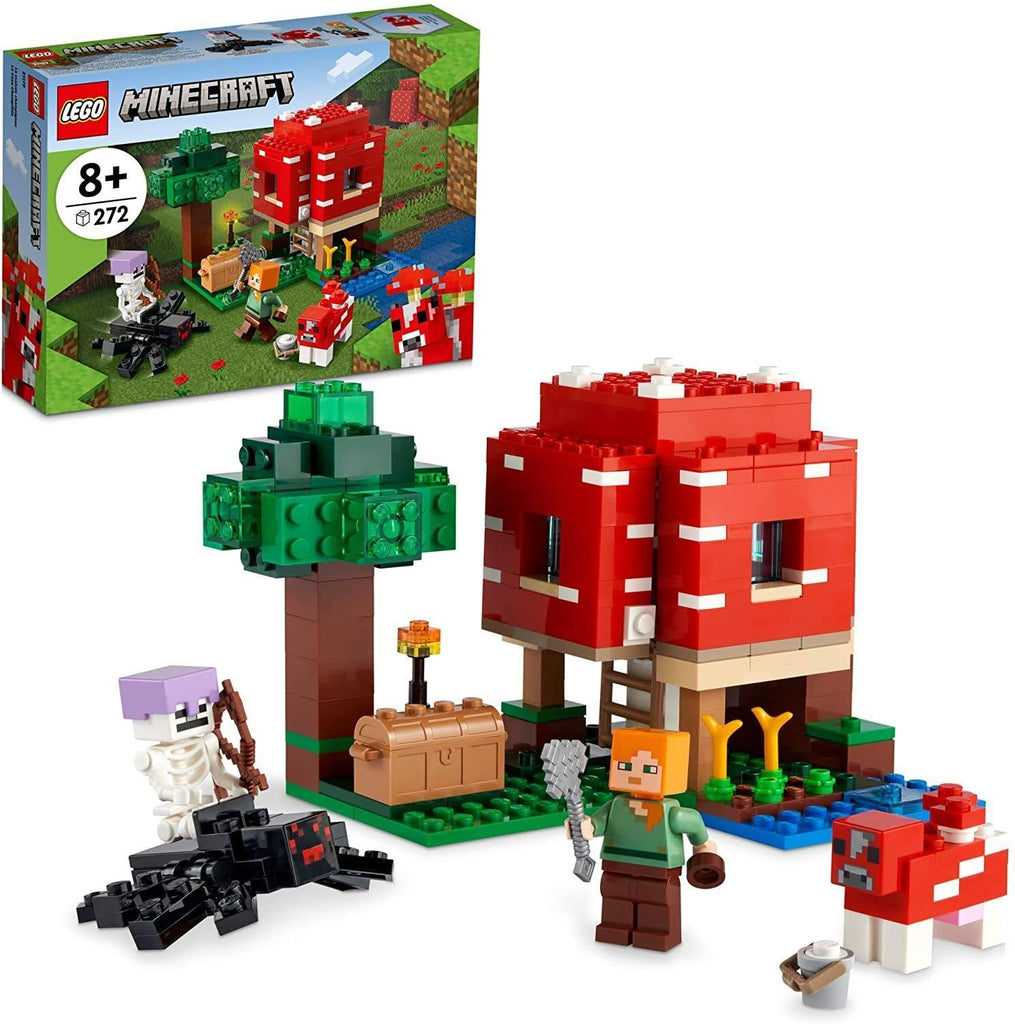 LEGO MINECRAFT 21179 - The Mushroom House - TOYBOX Toy Shop