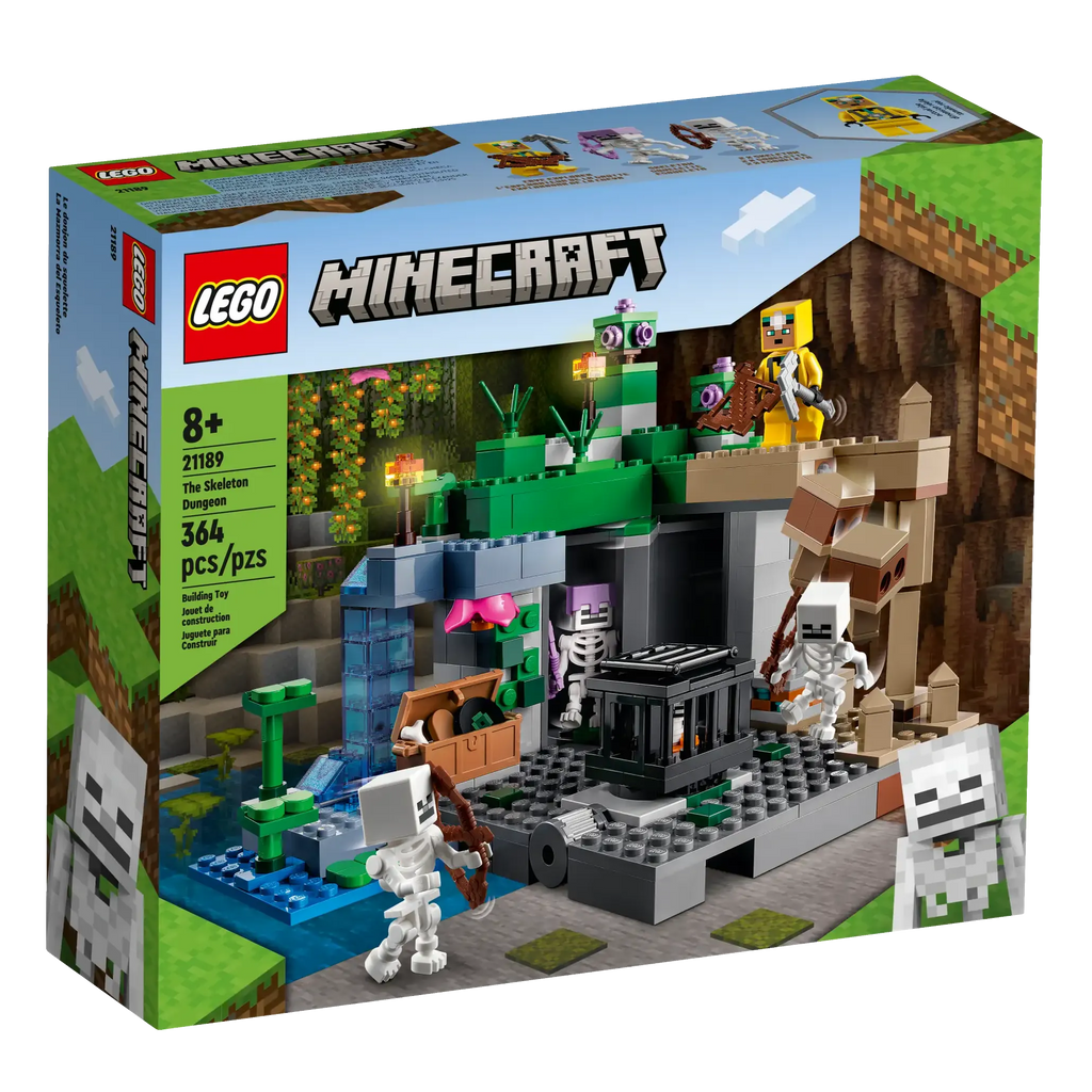 LEGO MINECRAFT 21189 The Skeleton Dungeon - TOYBOX Toy Shop