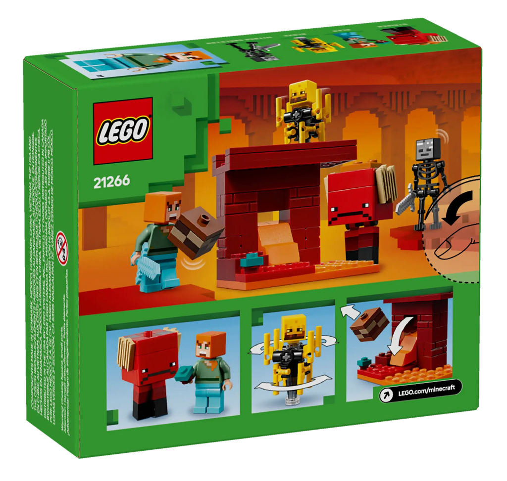 LEGO MINECRAFT 21266 The Nether Lava Battle - TOYBOX Toy Shop