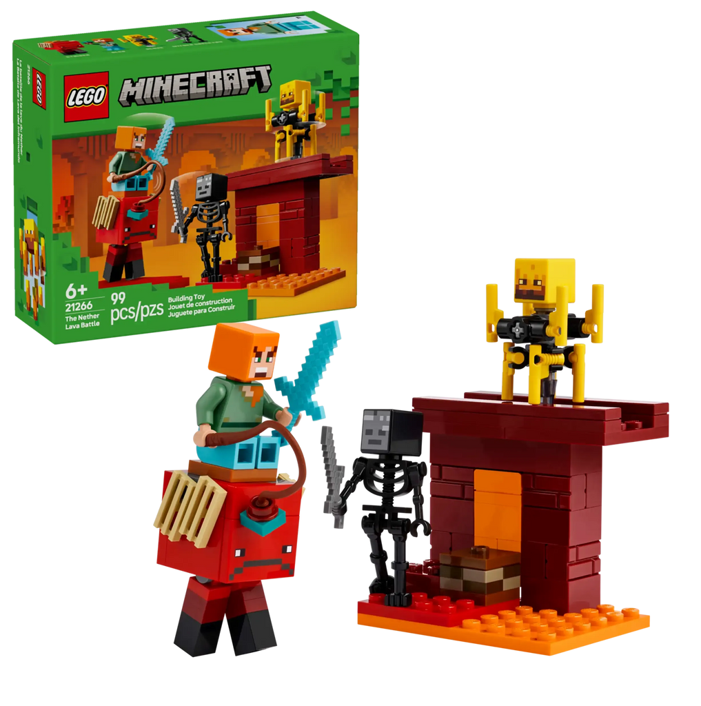 LEGO MINECRAFT 21266 The Nether Lava Battle - TOYBOX Toy Shop