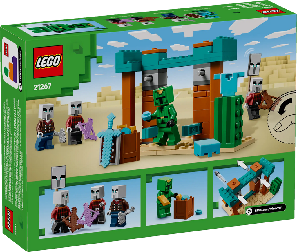 LEGO MINECRAFT 21267 The Illager Desert Patrol - TOYBOX Toy Shop