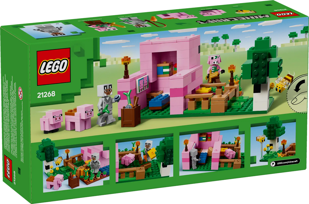 LEGO MINECRAFT 21268 The Baby Pig House - TOYBOX Toy Shop