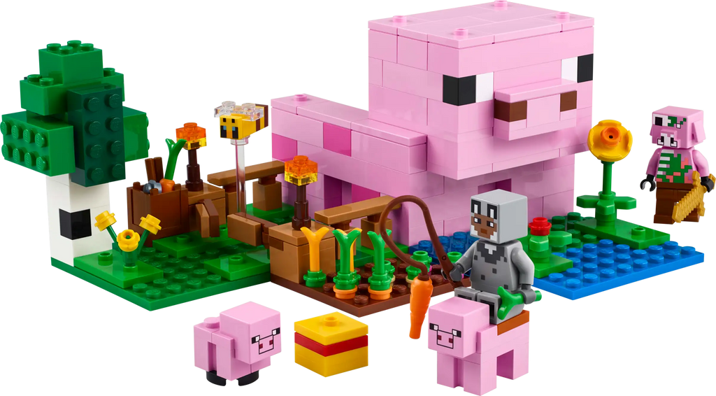 LEGO MINECRAFT 21268 The Baby Pig House - TOYBOX Toy Shop