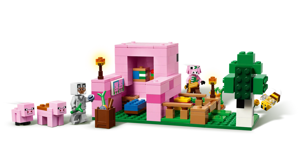 LEGO MINECRAFT 21268 The Baby Pig House - TOYBOX Toy Shop