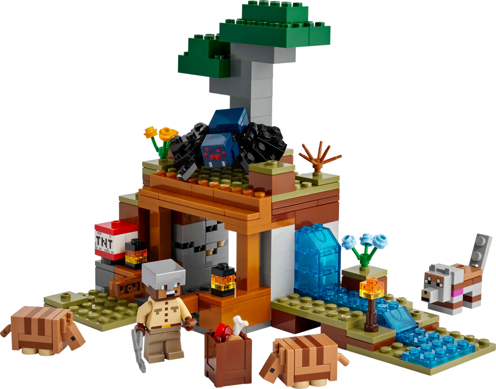 LEGO MINECRAFT 21269 The Armadillo Mine Expedition - TOYBOX Toy Shop