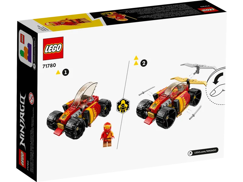 LEGO NINJAGO 71780 Kai's Ninja Race Car EVO - TOYBOX Toy Shop