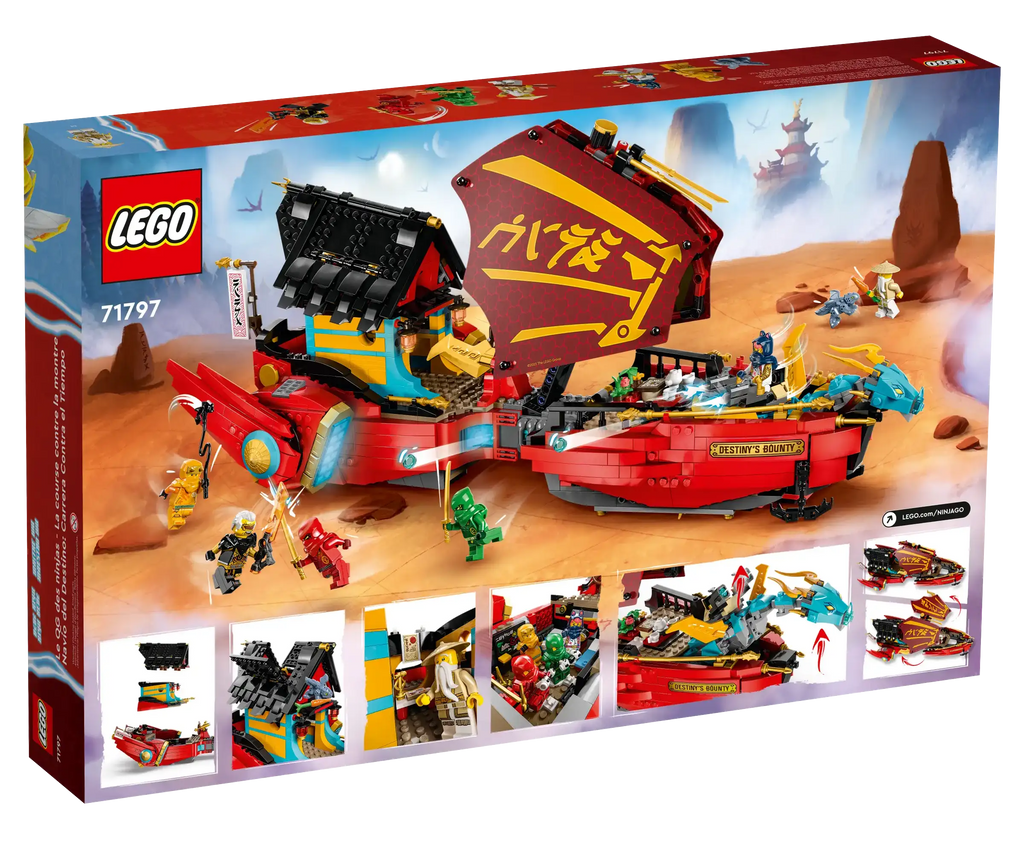 LEGO NINJAGO 71797 Destiny’s Bounty - Race Against Time - TOYBOX Toy Shop