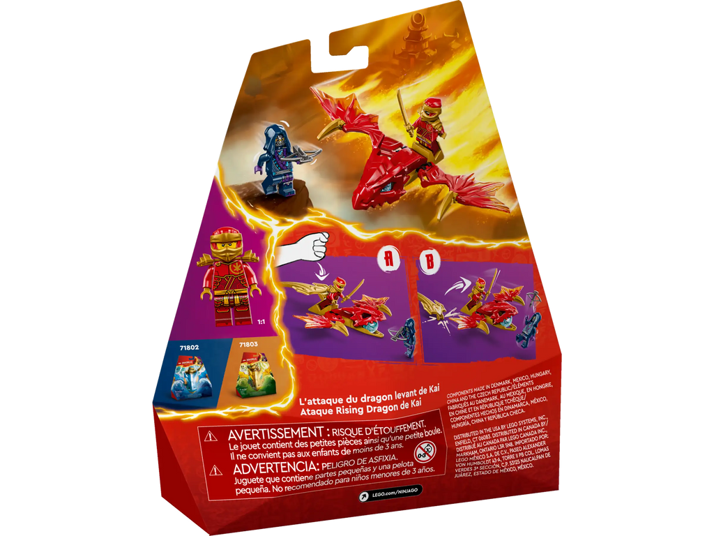 LEGO NINJAGO 71801 Kai's Rising Dragon Strike - TOYBOX Toy Shop