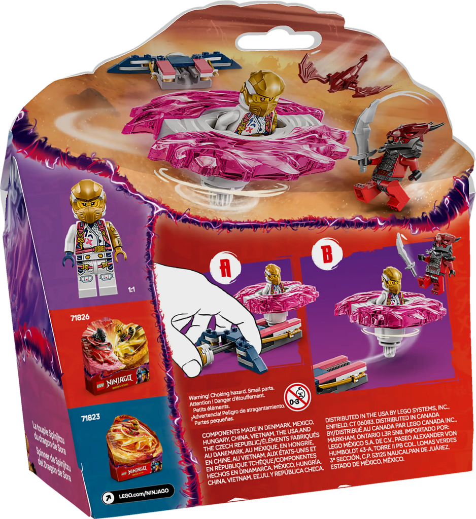 LEGO NINJAGO 71824 Sora's Dragon Spinjitzu Spinner - TOYBOX Toy Shop