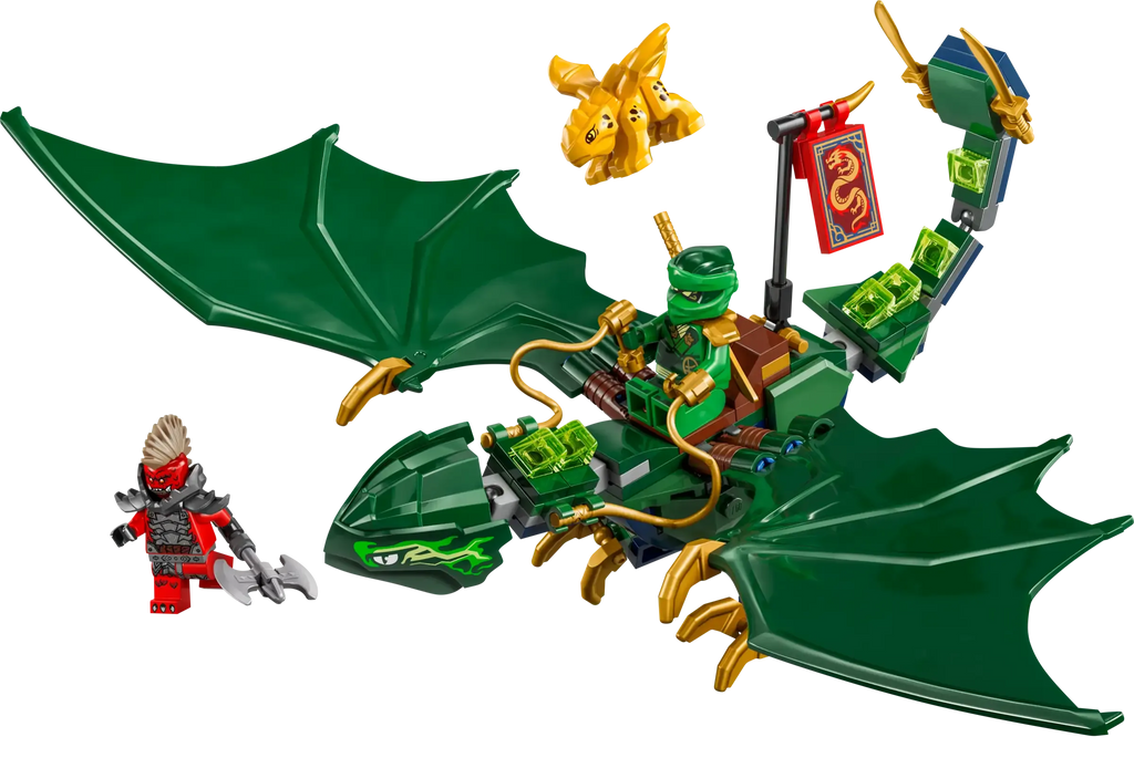 LEGO NINJAGO 71829 Lloyd's Green Forest Dragon - TOYBOX Toy Shop