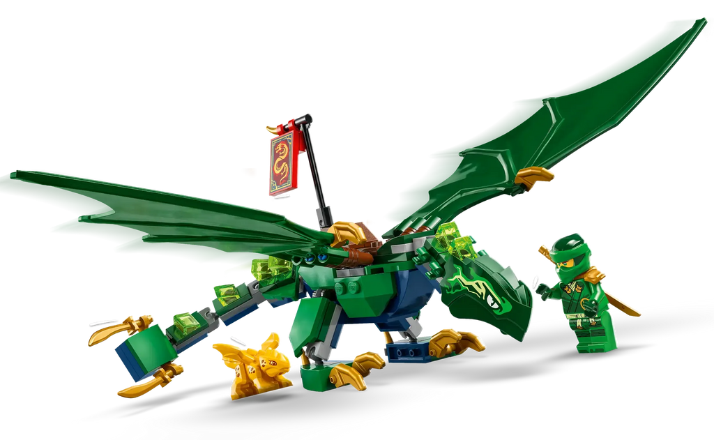 LEGO NINJAGO 71829 Lloyd's Green Forest Dragon - TOYBOX Toy Shop