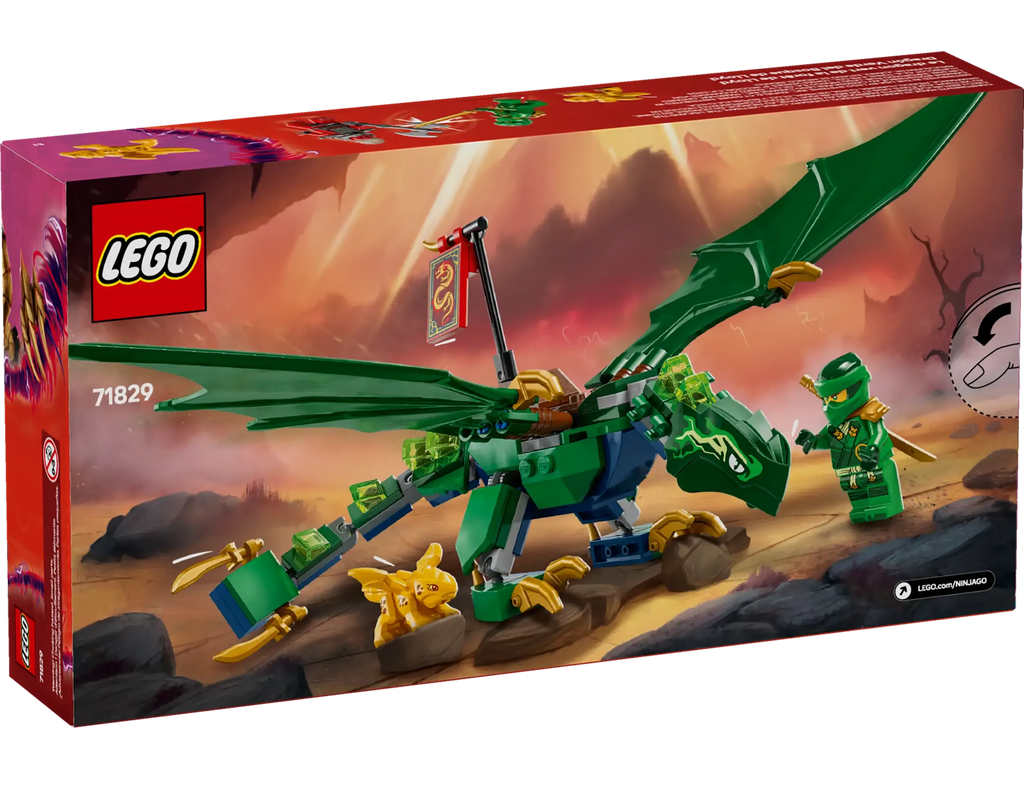 LEGO NINJAGO 71829 Lloyd's Green Forest Dragon - TOYBOX Toy Shop