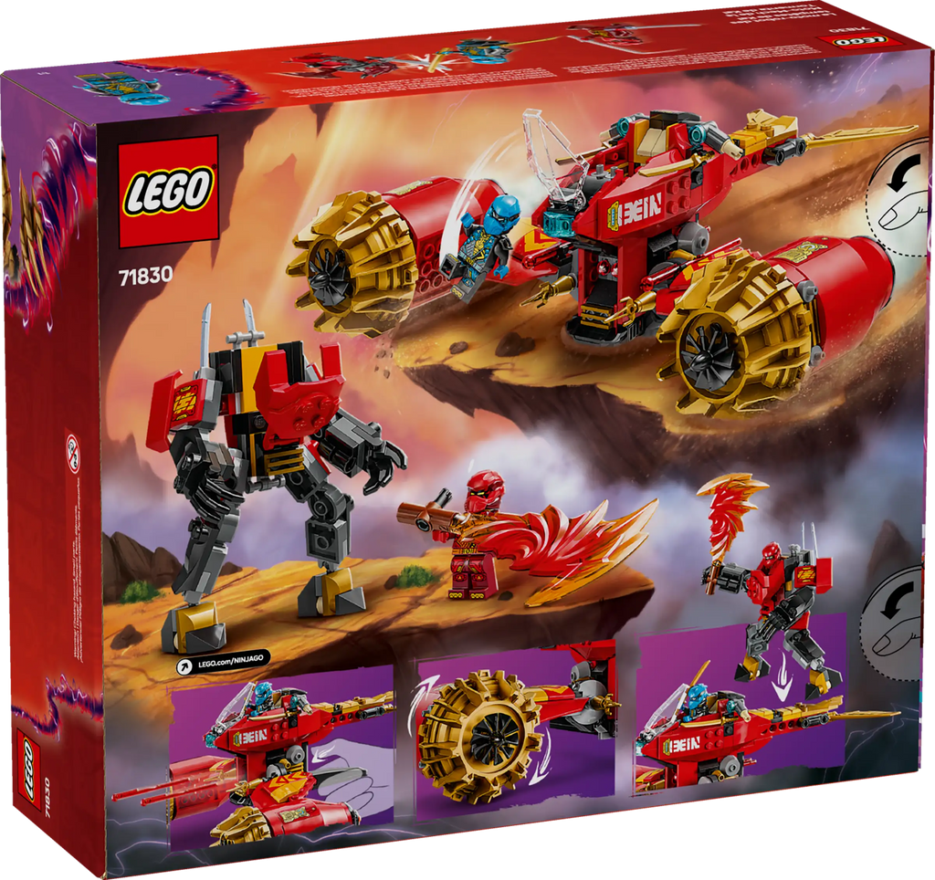 LEGO NINJAGO 71830 Kai's Mech Storm Rider - TOYBOX Toy Shop