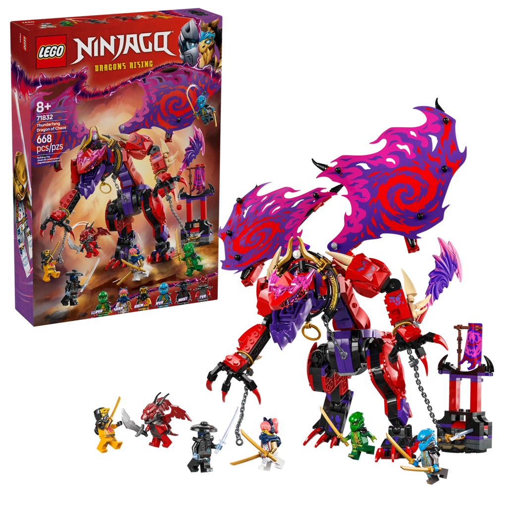 LEGO NINJAGO 71832 Thunderfang Dragon of Chaos - TOYBOX Toy Shop