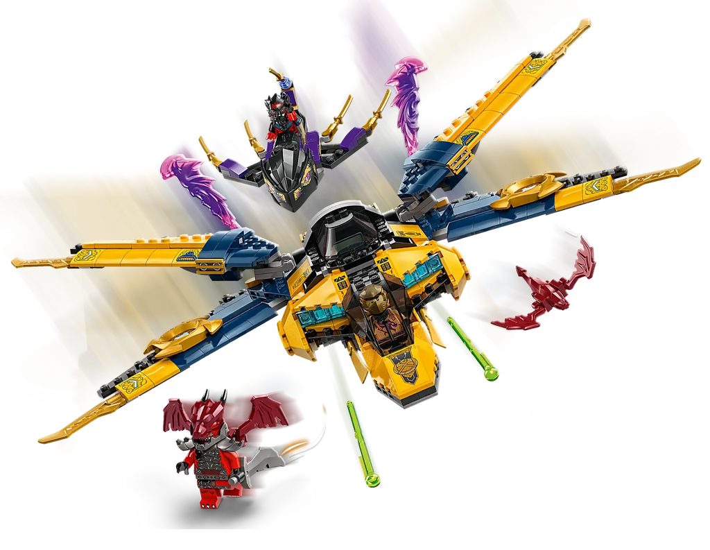 LEGO NINJAGO 71833 Ras and Arin's Super Storm Jet - TOYBOX Toy Shop