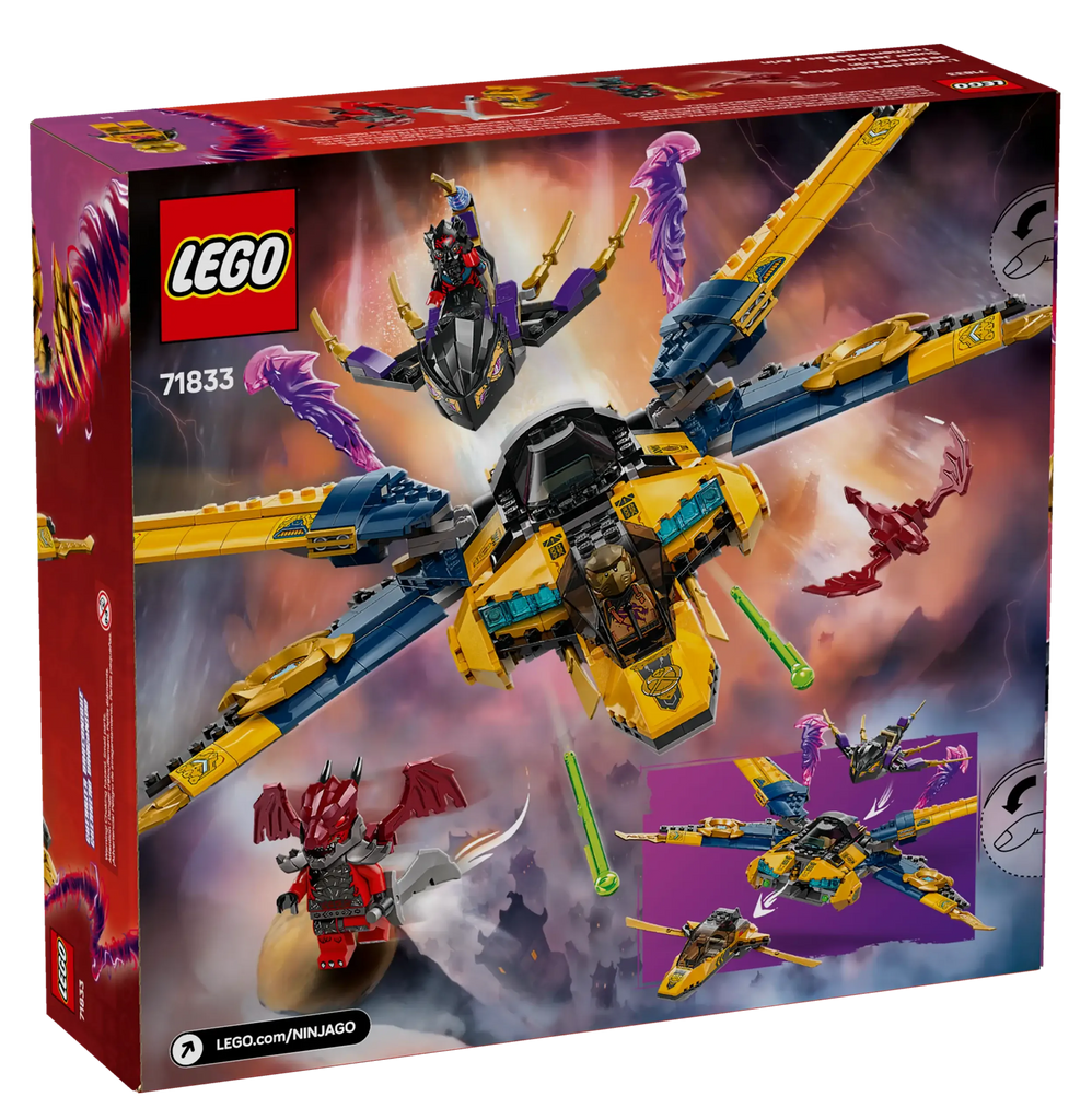 LEGO NINJAGO 71833 Ras and Arin's Super Storm Jet - TOYBOX Toy Shop