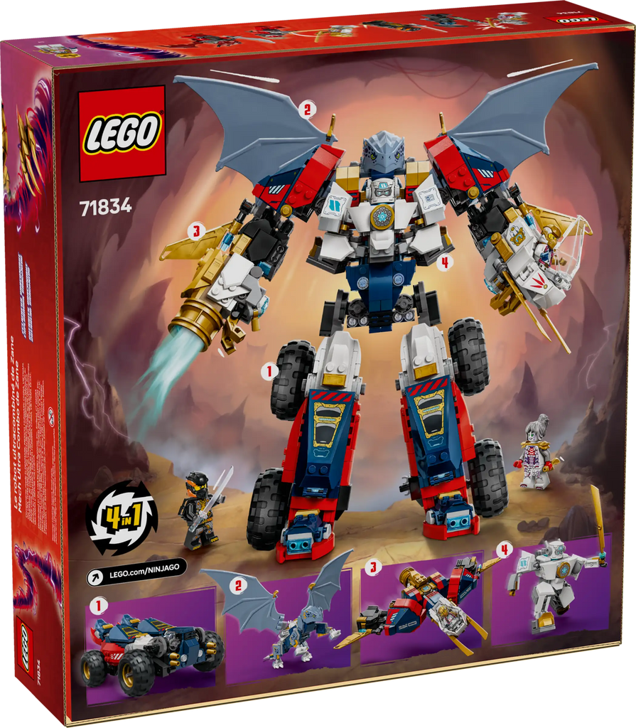 LEGO NINJAGO 71834 Zane's Ultra Combiner Mech - TOYBOX Toy Shop